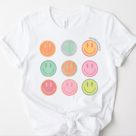 Smiley Face Tee - Picture 1 of 3